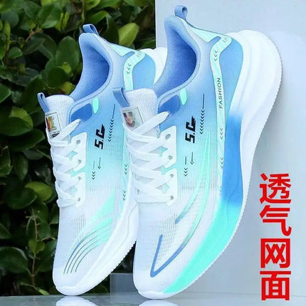 Sports shoes men's 2025 new ultra light and breathable spring/summer Korean version student casual running shoes men's shoes