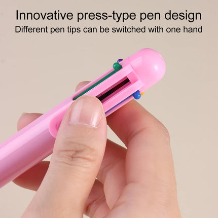 6-In-1 Dotting Pen for Nail Art, Featuring a Ballpoint Design with Size Markers And a Pressing Tip, Ideal for Nail Painting
