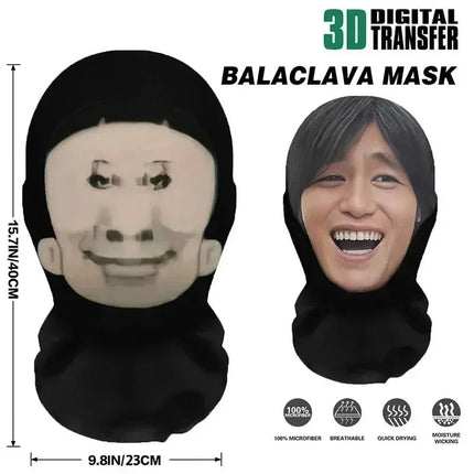 3D Funny Face Mask Balaclava Realistic Celebrity Creative Cosplay Full Facial Face Masks Christmas Party Props Headcovers
