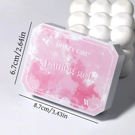 9-Color Solid Nail Polish, Pink, Macaron Painting Gel, High Saturation Popular Solid Nail Polish, Used for Nail Art