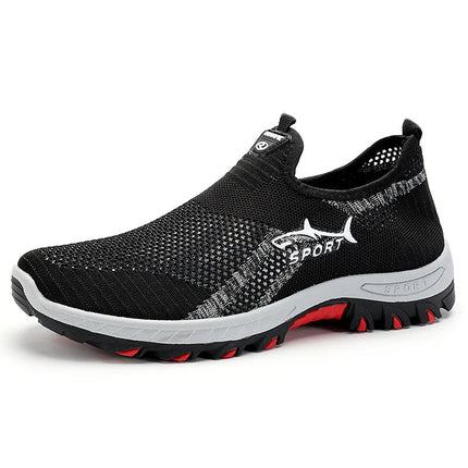 Men's Summer Mesh Shoes Breathable Lightweight Casual Sneakers Outdoor Walking Hiking Footwear 2026 New