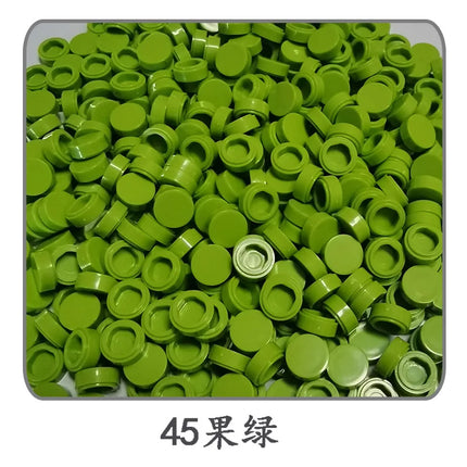 1000pcs/lot Tile 1x1 Round 98138 Special Brick MOC Building Block Small Particle Bricks Parts Compatible with 98138 LOGO Toys