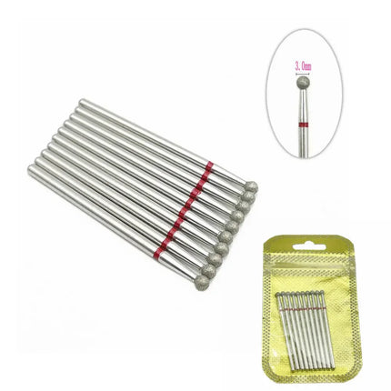 10pcs Nail Milling Cutter Set Diamond Stone Electric Manicure Drills Nail Drill Cuticle Clean Bits Burr Accessories Nail Art