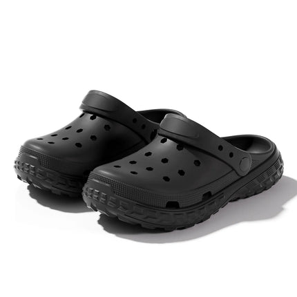 EVA Unisex Hole Shoes Beach Thick Bottom Outdoor Slippers Comfortable Breathable Indoor Slippers