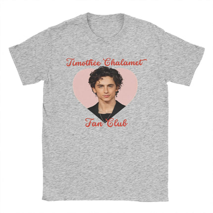 Harajuku T Shirt Beach Timothee Chalamet American Actor Hip Hop T Shirts Pure Cotton Tee Shirt for Men Y2K Short Sleeve Clothes