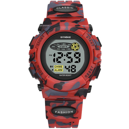 Digital Watch for Kids, Waterproof LED Lights Luminous Watches, Children Wristwatch Boys Students Electronic Wrist Watch