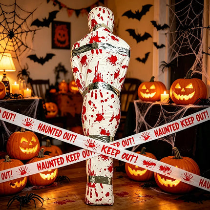 Halloween Horror Simulation Fake Dead Body Prop Inflatable Body Indoor Outdoor Yard Garden Haunted House DIY Decor Supplies