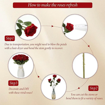 Artificial Roses - artificial flowers for weddings (photo 3 of 20)