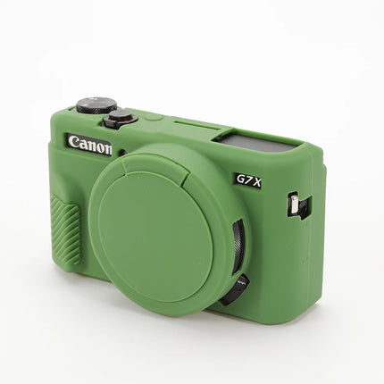 Camera Soft Silicone Skin Cover For Canon G7XII G7X2 G7X Mark 2 G7X3 Body Rubber Case Bag For G7 X Mark III With Lens Protector