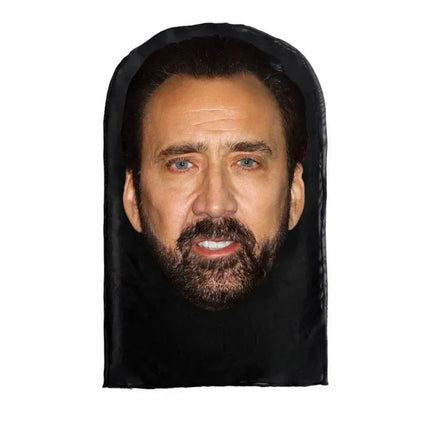 3D Printed Elastic Mesh Full Face Visual Mask Hood Simulation Kanye Kobe Headwear Mascaras Halloween Party Supply Cosplay Props