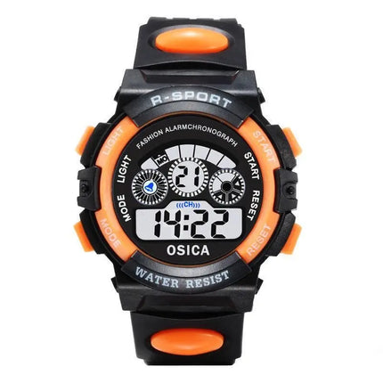 Children Watch Kids Sport Watches Silicone Strap Waterproof LED Digital Watch For Kid Children Student Girl Boy Wristwatch Clock