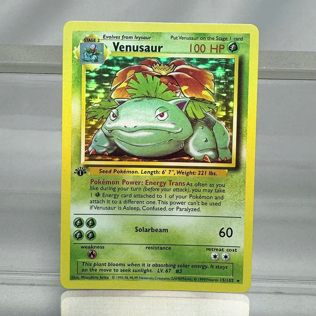 PKM Fossil/Basis-Set PROXY Karten Glurak Turtok Bisaflor Spielsammlung Karten Spielzeug Karten-Hobbys