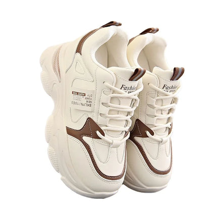 Large Size Autumn Fashion Breathable Lightweight Casual Comfortable Women's Shoes Versatile Thick Soled Women's Sports Shoes