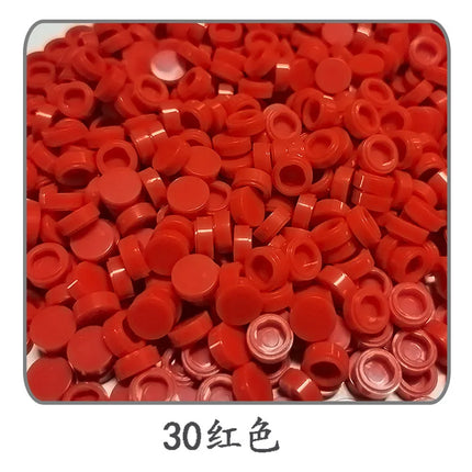 1000pcs/lot Tile 1x1 Round 98138 Special Brick MOC Building Block Small Particle Bricks Parts Compatible with 98138 LOGO Toys