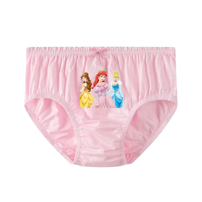 5-teiliger Königin Prinzessin Cartoon Höschen für Mädchen aus reiner Baumwolle Mädchen Slips bedruckt Kinder Dreieck Unterwäsche Bequeme Passform