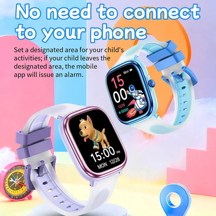 2026 New Children Smart Watch Alarm Clock LED Flashlight Waterproof Kids smart watch learn  Puzzle Games Smartwatch Girls boy