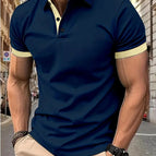 Navy blue yellow / L