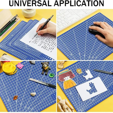 A3 A4 A5 PVC Cutting Mat Workbench Patchwork Cut Pad Sewing Manual DIY Knife Engraving Leather Cutting Board Side Underlay