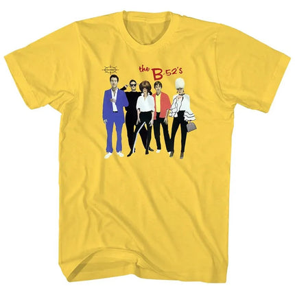 Pop in 1976 The B-52s New Wave Band Was Founded in Athens Georgia. American Retro Streetwear T-shirt