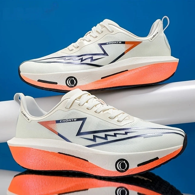 Men's Fashionable Casual Comfortable Sports Running Shoes - Breathable Fabric Upper, Non-Slip, - BSM MART