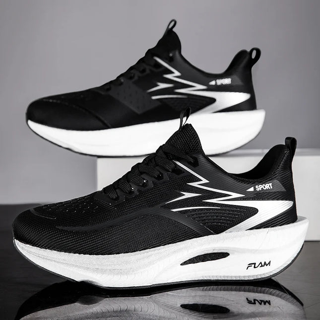 Marathon Men Sports Running Shoes Carbon Board Air Cushion Breathable Lightweight Women's - view 8