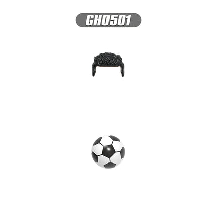 Building Blocks G0163 Assemble Bricks Football Players Parts Gifts Presents