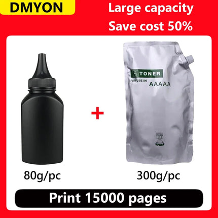 DMYON Black Refill Toner Powder Compatible for Canon CRG912 CRG-912 crg912 Printer LBP 3010 3100 6000 6018 Toner Cartridges