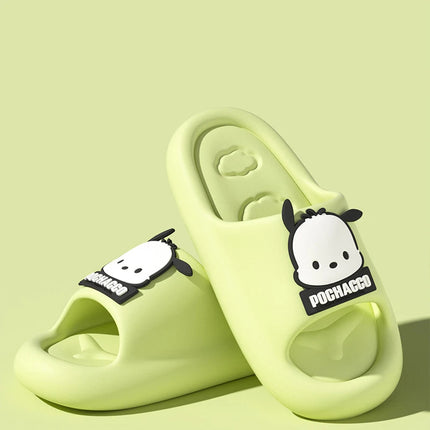 Sanrio Kuromi Cartoon Women's Cloud Slides, Breathable Non-Slip Indoor/Outdoor Slides with Cute Kawaii Design
