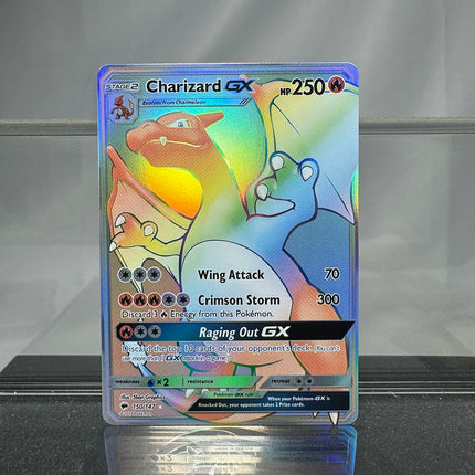 Charizard PTCG Single Collection Card 1st Edition 1996 Vmax Ex Rare Rainbow Card PKM Proxy Cards Toys Gifts