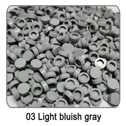 1000pcs/lot Tile 1x1 Round 98138 Special Brick MOC Building Block Small Particle Bricks Parts Compatible with 98138 LOGO Toys