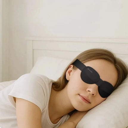 Dreamlight 3D Stereoscopic Sleep Eye Mask Full Blackout Adjustable Portable Travel Blindfold Concave Molded Soft Comfortable Eye