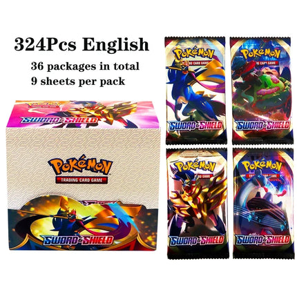 324Pcs/box Pokemon TCG Sun & Moom Unbroken Bonds 36 Pack Pokemon Cards Collecting Toys Pokmeon Card Game Board Game JOURNEY