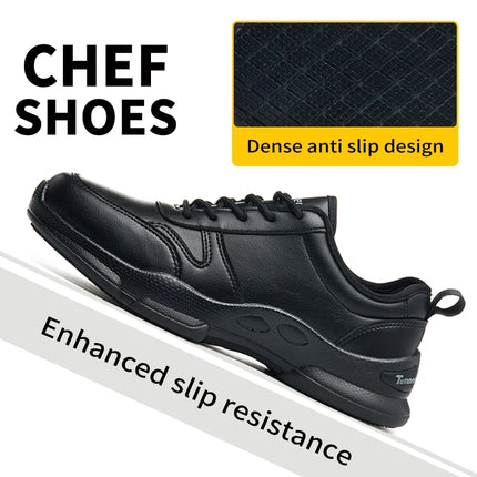 Chef's Work Shoes, Anti Slip and Oil Resistant Casual Shoes, Anti Slip and Waterproof Restaurant Work Shoes