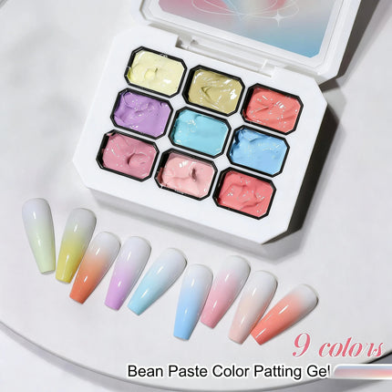 9-Color Solid Nail Polish, Pink, Macaron Painting Gel, High Saturation Popular Solid Nail Polish, Used for Nail Art