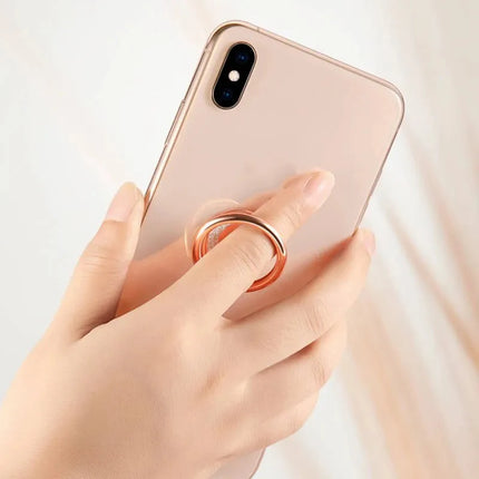 Fashion Bling Finger Ring Phone Holder Back Sticker Stand Mobile Phone Accessories Portable Ring Bracket for Xiaomi iPhone 14 15