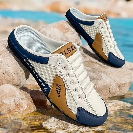 Men's Fashion Multi-Functional Casual Shoes - Durable and Comfortable Sports Sandals with Soft Insole, Breathable Fabric Lining,