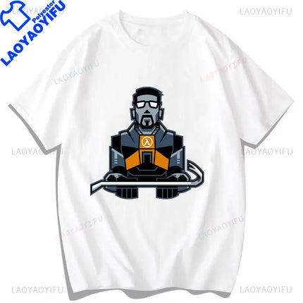 New Style Cry of Fear Half Life 2 Combine Grunge Logo Men's Unisex T-Shirt Casual Funny Gaming Clothes Polyester Printed Tees