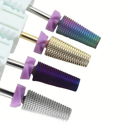 5in1 2XF Tungsten Steel Nail Drill Bits，Multi-Functional Carbide With High Hardness For Long-Term Gel Rem