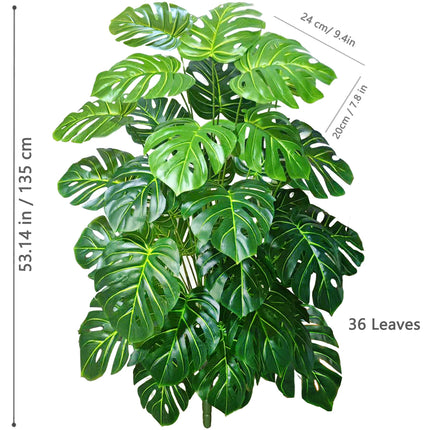 Artificial Monstera Plant, Fake Palm Tree - image 10