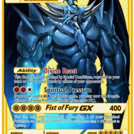 English Version Pokemon Metal Card Anime Figure Pikachu Charizard Mewtwo Battle Trading Game Collection Cards Model Toy Gifts