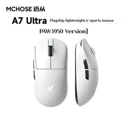 MCHOSE A7 Pro Ultra Series 8000Hz Wireless Gaming Bluetooth Mouse 2.4G PAW3395 Esport Cordless PC Laptops Accessories