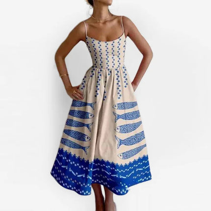 2026 Women's Midi White Vacation Dresses Pink Elegant And Pretty Dress Spaghetti Strap Beach Dress A Line Party Dresses Females