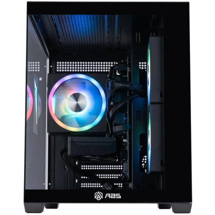 ABS Flux II Aqua Prebuilt Gaming PC - Windows 11 - Intel Core 5 120 - GeForce RTX 5060 8GB - DLSS 4 - 32GB DDR4 - 1TB NVMe SSD