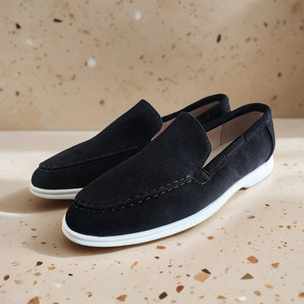 Luxury Mens Suede Leather Loafers 2026 Classic Brand Breathable Slip-On Casual Driving Shoes Moccasins for Men