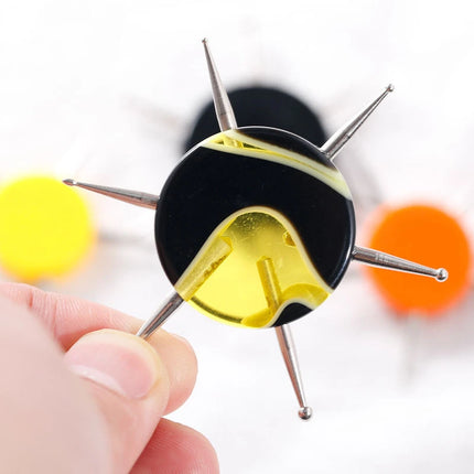 5/6 Head Nail Art Dotting Tools Disc Nail Design Rhinestone Dotting Pen Nail Point Drill Drawing Pens DIY Manicure Accessories