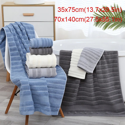 100% Cotton Shower Towels Bath Towel for Adults High Absorbent Home Hotel High Quality Pure Cotton Adult Towel Thickening
