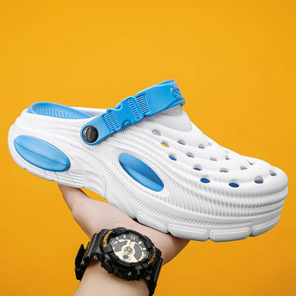 Plus Size 47 Summer Men Sandals Clogs Outdoor Garden Clogs Hole Shoes Male Casual Shoes Water Shoes Comfort Home Soft Slippers