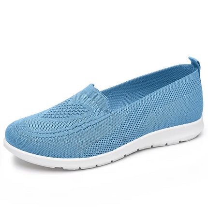 Comfortable casual women's shoes spring and summer breathable fabric uppers solid colors low-cut design soft and outdoor walking