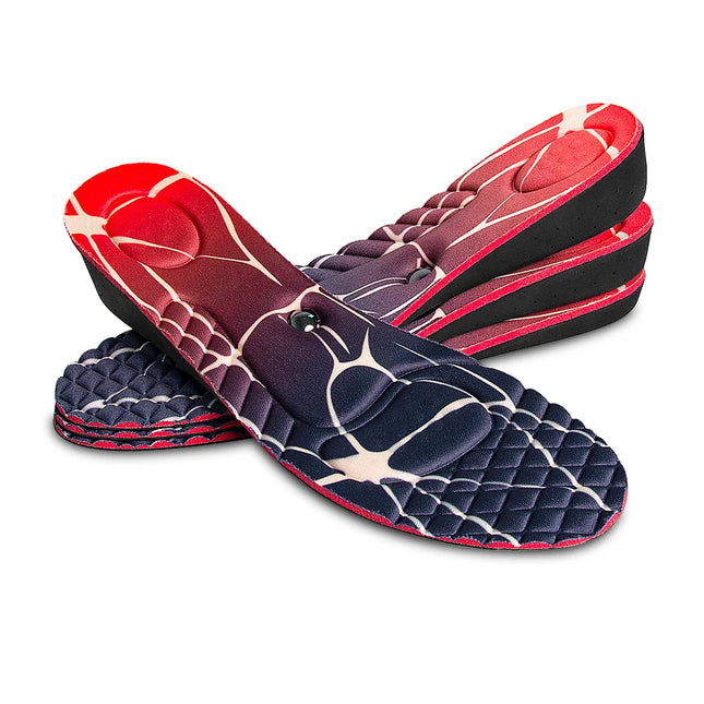1 Pair Acupressure Invisible Height Increase Insole for Men Women Heel Lifting Foot Magnetic Massage Pain Relief Shoe Pads