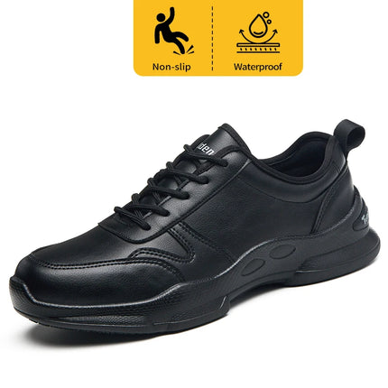 Chef's Work Shoes, Anti Slip and Oil Resistant Casual Shoes, Anti Slip and Waterproof Restaurant Work Shoes